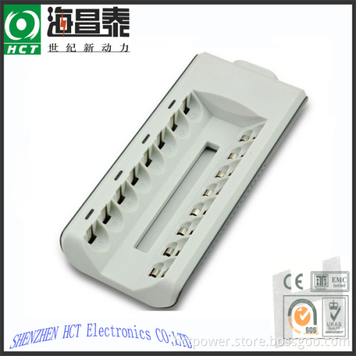 Rechargeable 8 Slot AA AAA Ni-MH Ni-CD Battery Charger